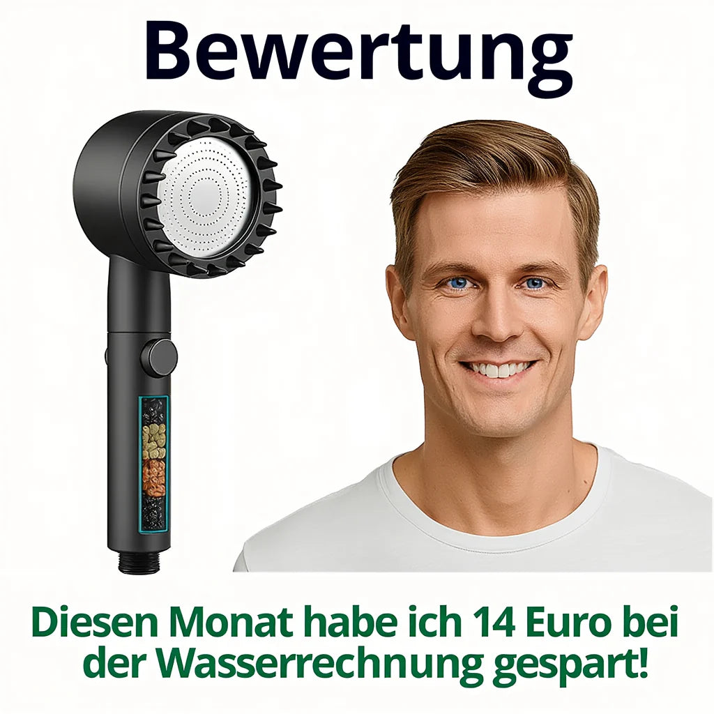 HYDROLUXE™ – Entfernt Chlor und Kalk aus deiner Dusche