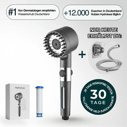 HYDROLUXE™ – Entfernt Chlor und Kalk aus deiner Dusche